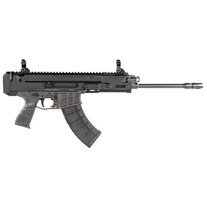 CZ-USA 91462 Bren 2 MS 7.62x39mm 30+1 14.17" Black Steel Barrel, Black Aluminum Receiver w/Picatinny Rail, Carbon Fiber/Polymer Frame, Black Stippled Grip, Right Hand
