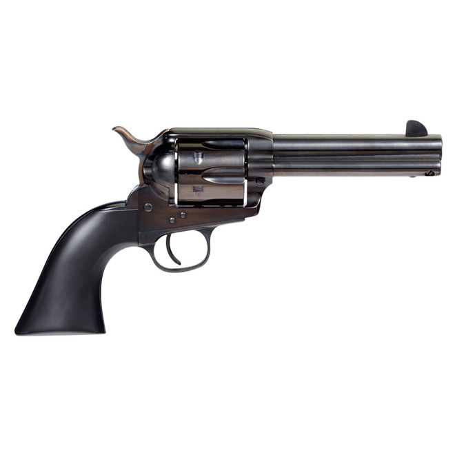 Taylors & Company 555161 Devil Anse 45 Colt (LC) Caliber with 4.75" Blued Finish Barrel, 6rd Capacity Blued Finish Cylinder, Color Case Hardened Finish Steel Frame & Matte Black Wood Grip