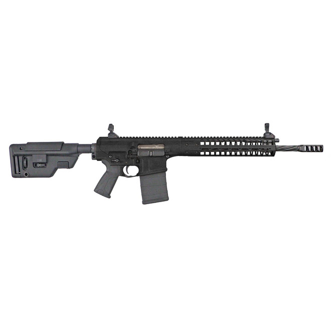 LWRC REPRMKIIR7BF16SC R.E.P.R. 7.62x51mm NATO 20+1 16.10" Black Nitride Spiral Fluted Barrel, Black Aluminum Receiver, Black Synthetic Magpul UBR Stock, Black Magpul+ Grip