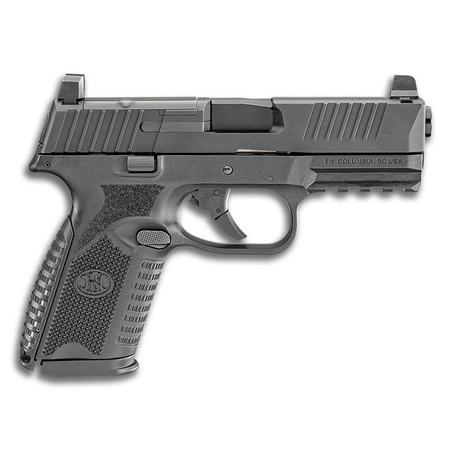 FN 66100588 509M MRD Mid-Size 9mm Luger 10+1 4" Black Recessed Crown Barrel, Matte Black Optic Ready/Serrated Stainless Steel Slide, Matte Black Polymer Frame w/Picatinny Rail, Ambidextrous
