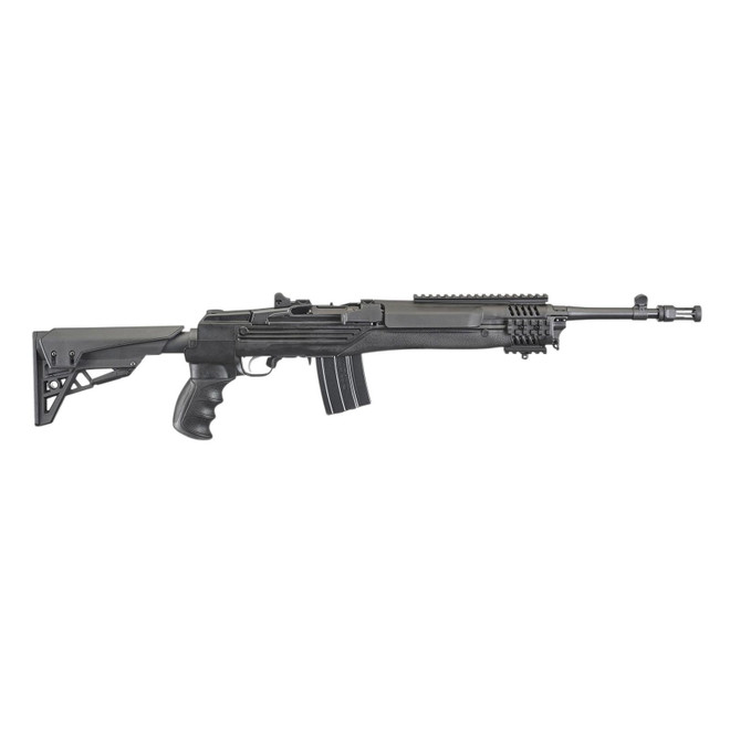 Ruger 5888 Mini-14 Tactical 5.56x45mm NATO 20+1 16.12" Threaded Barrel w/Flash Suppressor, Blued Alloy Steel, ATI Strikeforce 6 Position Stock, Includes Picatinny Rail, 2 Magazines, Scope Rings