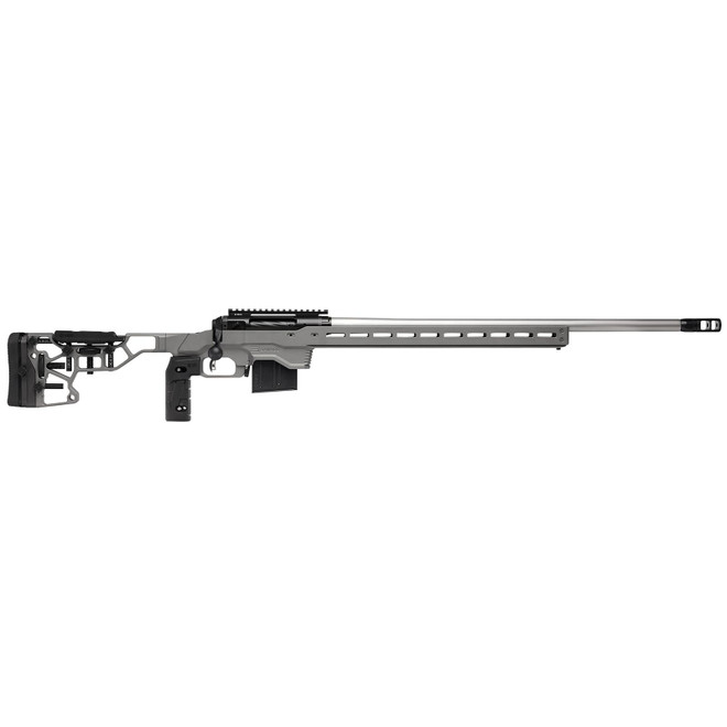 Savage Arms 57558 110 Elite Precision 6mm Creedmoor 10+1 26" Matte Stainless, Matte Black Rec, Gray Cerakote Adjustable MDT ACC Aluminum Chassis Stock (MB Not Included)