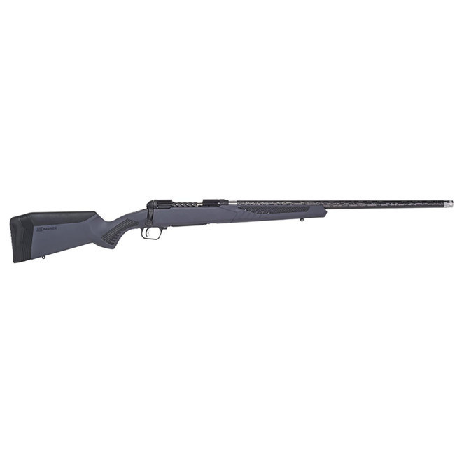 Savage Arms 57578 110 UltraLite Full Size 6.5 Creedmoor 4+1 22" Carbon Fiber Threaded Barrel, Black Melonite Drilled & Tapped Stainless Steel Receiver, Adj AccuStock Gray Synthetic Stock, Right Hand