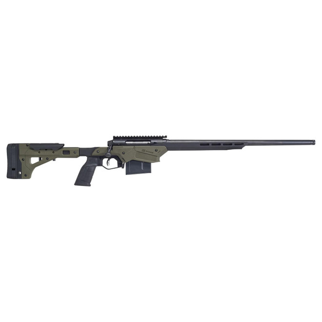 Savage Arms 57549 Axis II Precision 223 Rem 10+1 22", Matte Black Rec/Barrel OD Green Adjustable MDT Aluminum Chassis Stock Black Polymer Grip Right Hand