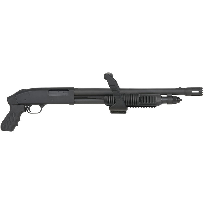 Mossberg 50692 590 Chainsaw 12 Gauge 5+1 3" 18.50" Stand-Off Barrel, Matte Blued Metal Finish, Synthetic Pistol Grip Stock, Railed Forend, Removeable Top Handle