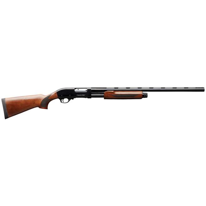 Charles Daly 930199 301 12 Gauge 3" 4+1 28" Vent Rib Blued Barrel, Black Anodized Aluminum Receiver, Checkered Gloss Wood Stock & Forend, Auto Ejection, Includes 3 Choke Tubes