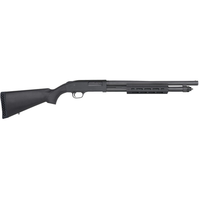 Mossberg 50766 590A1 Tactical 12 Gauge 3" 6+1 18.50" Cylinder Bore Barrel Black Parkerized Rec Black Synthetic Stock Right Hand Includes M-LOK Handguard