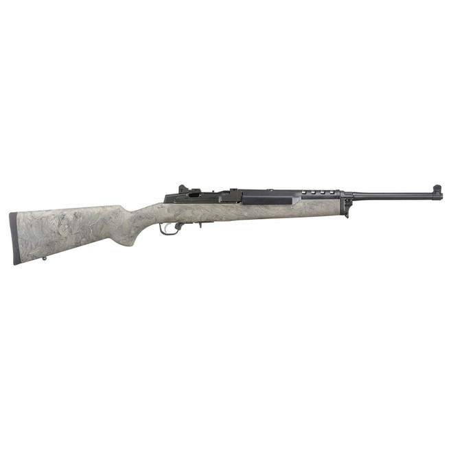 Ruger 5877 Mini-14 Tactical 5.56x45mm NATO 5+1 18.50" Barrel, Blued Alloy Steel, Exclusive Hogue Ghillie Green Stock, Optics Ready