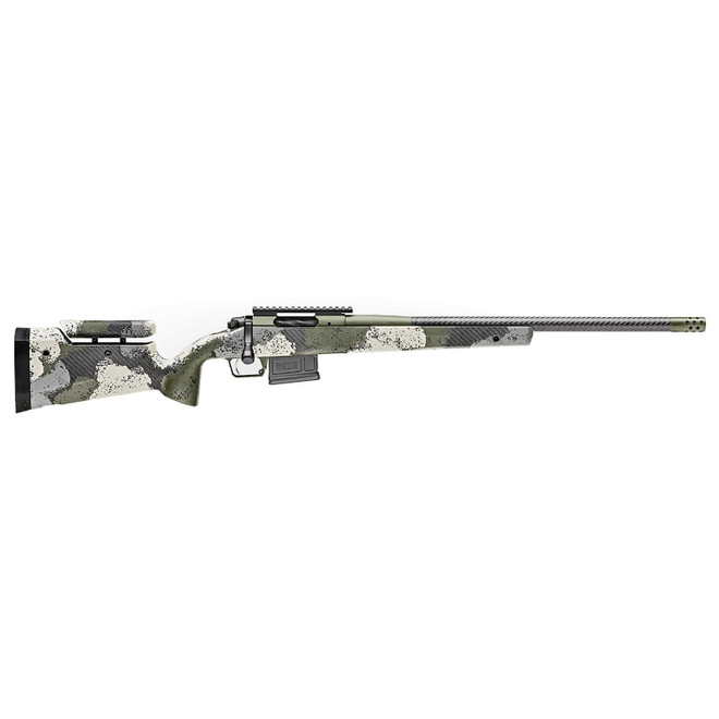 Springfield Armory BAW92265CMCFGA 2020 WayPoint 6.5 Creedmoor 5+1 22" CF Evergreen Camo Hybrid Profile w/Adj Cheek Comb & M-LOK Stock Mil-Spec Green Cerakote Right Hand