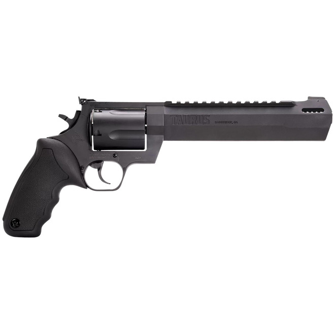 Taurus 2460081RH Raging Hunter 460 S&W Mag 5rd 8.37" Matte Black Barrel Matte Black Oxide Steel Cylinder & Frame Black Rubber with Integrated Cushion Insert Grip