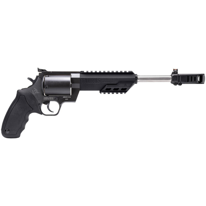 Taurus 2460101RH Raging Hunter 460 S&W Mag 5rd 10.50" Matte Black Barrel Matte Black Oxide Steel Cylinder & Frame Black Rubber with Integrated Cushion Insert Grip