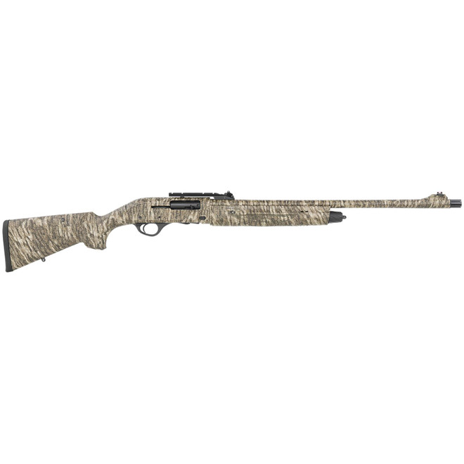 Escort HEPS1224TRBL PS Turkey Full Size 12 Gauge Semi-Auto 3" 4+1 24" Mossy Oak Bottomland Steel Barrel, Grooved Aluminum Receiver, Adjustable Mossy Oak Bottomland Synthetic Stock, Right Hand