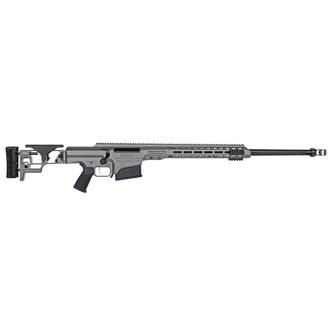 Barrett 18489 MRAD 300 Win Mag 26" 10+1 Gray Gray Folding with Adjustable LOP Stock Black Polymer Grip Right Hand