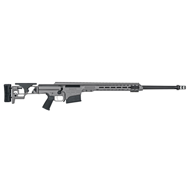 Barrett 18492 MRAD 308 Win 22" 10+1 Gray Rec/Handgaurd Gray Folding w/Adjustable LOP Stock Black Polymer Grip Right Hand