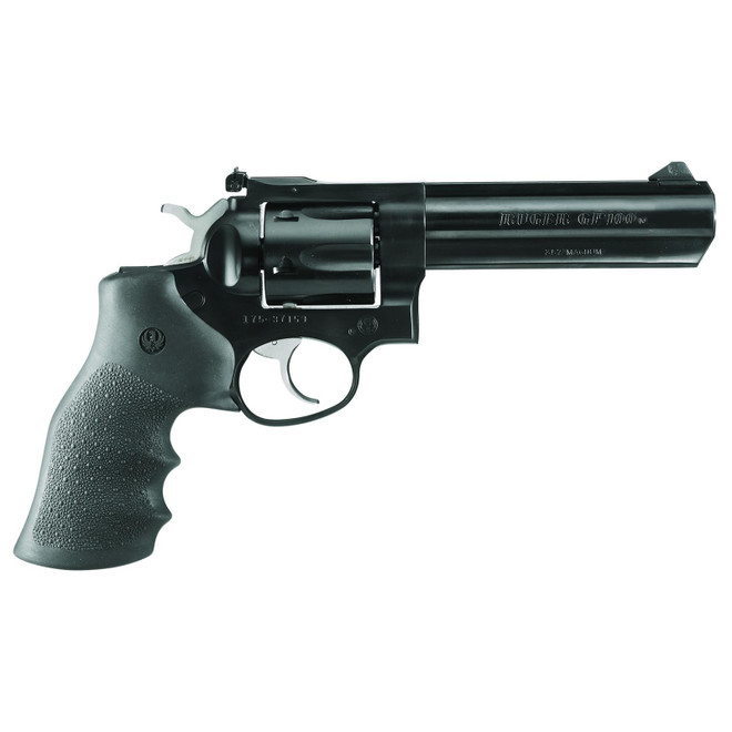 Ruger 1756 GP100 Sports South Exclusive 357 Mag 6 Shot 5" Blued Full Lug Steel Barrel, Blued Cylinder Blued Steel Frame, Black Finger Grooved Rubber Grip, Transfer Bar Safety, Exposed Hammer
