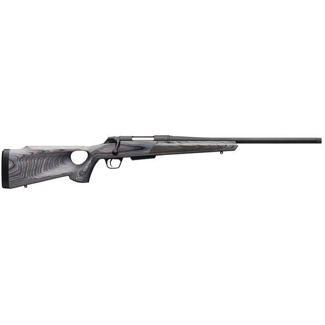 Winchester Guns 535727294 XPR Thumbhole Varmint SR 6.5 PRC 3+1 Cap 24" TB Blued Perma-Cote Rec Matte Black Laminate Fixed Thumbhole Stock Right Hand with MOA Trigger System (Full Size) No Sights