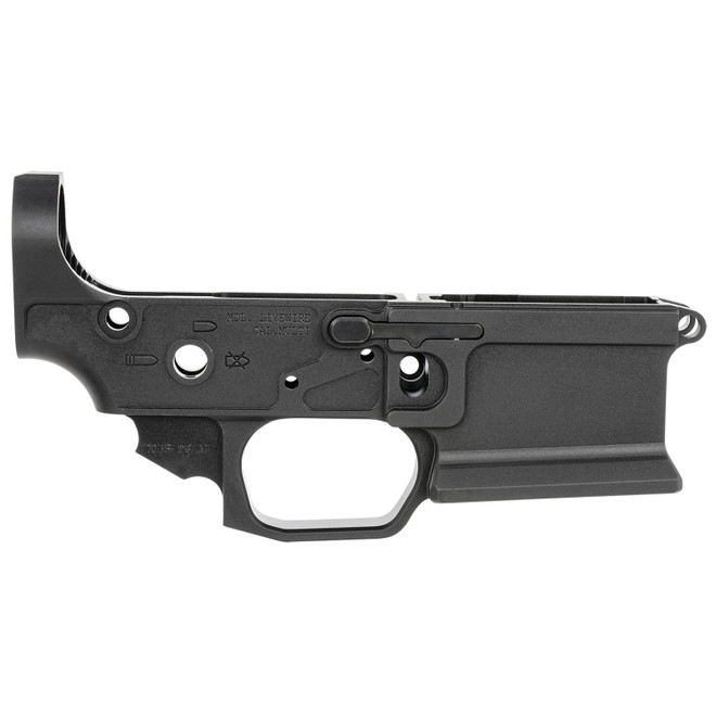 Sharps Bros SBLR08F Livewire Stripped Lower Multi-Caliber 7075-T6 Aluminum w/Black Anodized Finish Compatible w/Mil-Spec Internal Parts