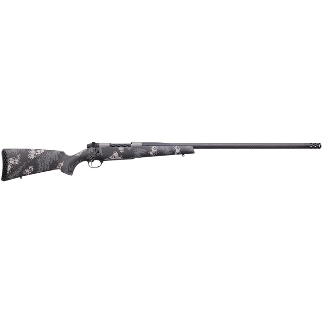 Weatherby MCT20N300WR8B Mark V Backcountry 2.0 Ti 300 Wthby Mag 3+1 26" Carbon Fiber Wrapped Barrel, Graphite Black Cerakote Metal Finish, Black with Gray/White Sponge Accents Peak 44 Blacktooth Stock
