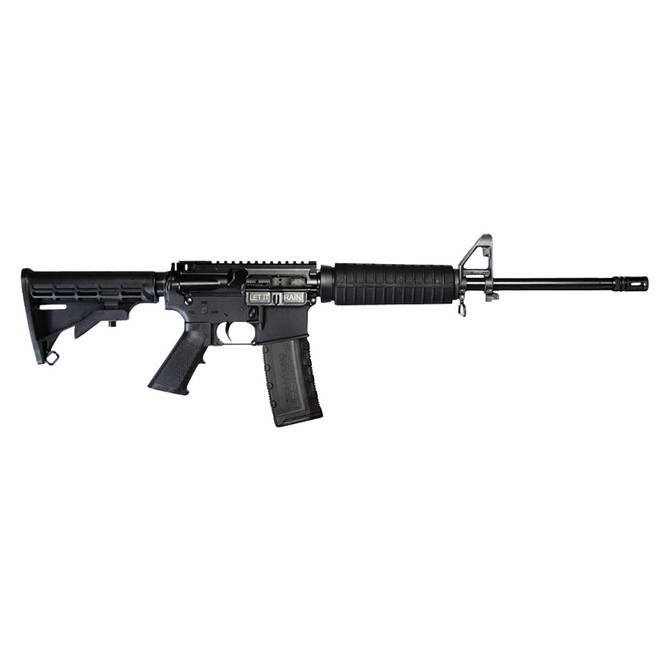 Black Rain Ordnance SPEC15A2 Spec15 A2 5.56x45mm NATO 16" 30+1 Black Anodized Rec Black 6 Position Collapsible Carbine Stock Black Polymer Grip A2 Front Sight Right Hand