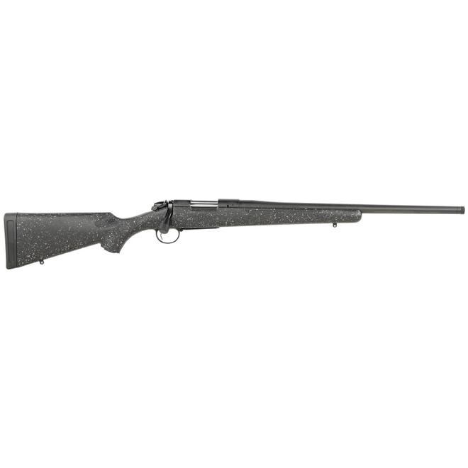 Bergara Rifles B14S507C B-14 Ridge 7mm-08 Rem 4+1 22" Graphite Black Cerakote Barrel, Graphite Black Cerakote Steel Receiver, Gray Speckled Black Fixed American Style Stock, Right Hand