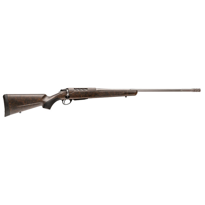 Tikka JRTXRBS318 T3x Lite Full Size 270 Win 3+1 22.40" Stainless Fluted Barrel, Drilled & Tapped Stainless Steel Receiver, Orange Webbed Black Roughtech Synthetic Stock