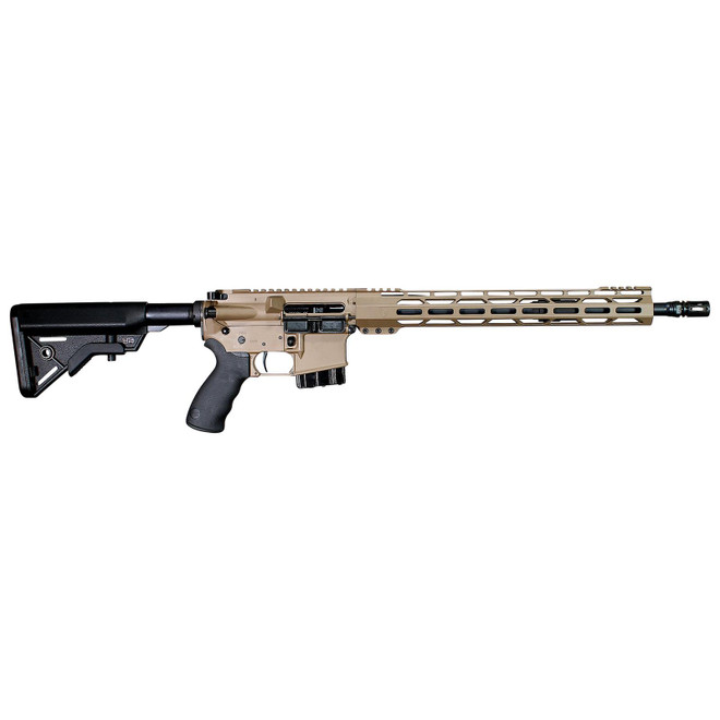 Alexander Arms RTA65DE Tactical 6.5 Grendel 10+1 16" Black Threaded Barrel, Flat Dark Earth Cerakote Picatinny Rail Aluminum Receiver, M-LOK Handguard, Black Synthetic B5 Bravo Stock, Black A2 Grip