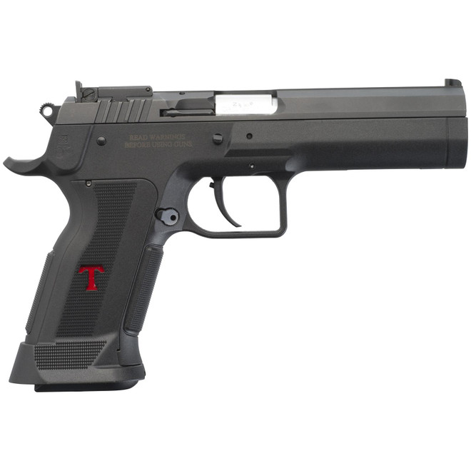 Tanfoglio IFG TFLIMPROP10 Limited Custom P 10mm Auto 14+1 4.76" Black Polygonal Rifled Barrel, Black Steel Slide, Black Polymer Frame, Black Polymer Grips, Ambidextrous