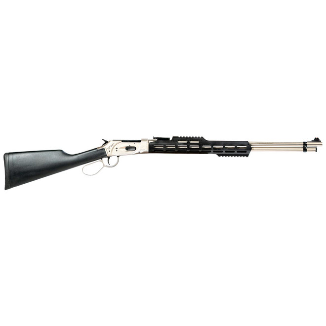Gforce Arms GFLVR20SSTAC Saddlehorn Full Size 410 Gauge Lever 2.50" 7+1 20" Stainless Steel Barrel, Stainless Aluminum Receiver, Fixed Black Synthetic Stock, Right Hand
