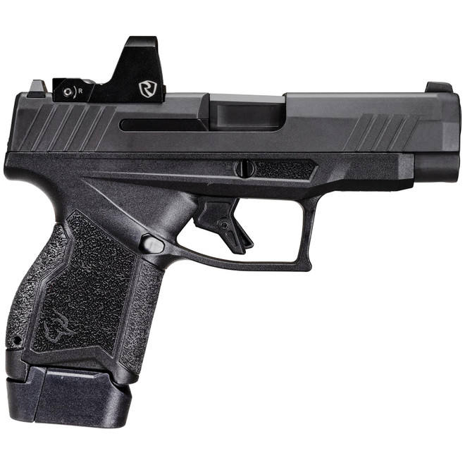 Taurus 1GX4XLP941R GX4XL 9mm Luger 13+1/11+1 3.70", Black Steel T.O.R.O Optic Cut Slide, Polymer Grip, Interchangeable Backstrap, Riton Red Dot