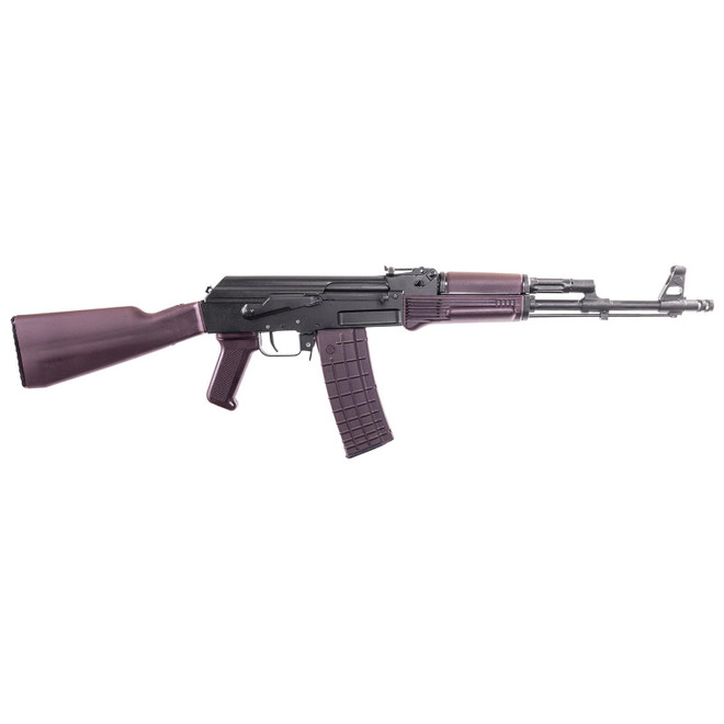 Arsenal SAM567PM SAM5 5.56x45mm NATO 30+1 16.30" Matte Black Steel Threaded Barrel, Matte Black Scope Rail Steel Receiver, Polymer Handguard, Fixed Plum Synthetic Stock & Polymer Grip