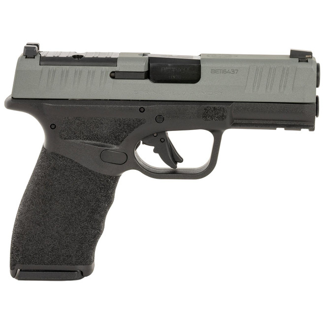 Springfield Armory HCP9379BP0SP Hellcat Pro OSP 9mm Luger 15+1 3.70" Melonite Barrel, Black Polymer Frame w/Picatinny Acc. Rail, Optic Ready Platinum Gray Slide