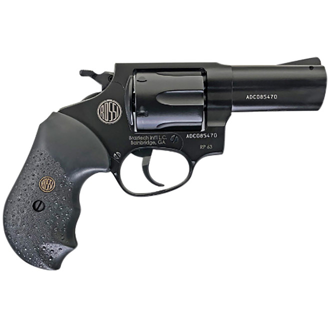 Rossi 2-RP631 RP63 Small Frame 357 Mag 6 3" Matte Matte Black Barrel, Matte Steel Frame, Black Textured Rubber Grip, Hammer Block Safety, Exposed Hammer