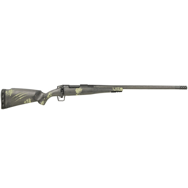 Fierce Firearms ROG308WIN22BF Carbon Rogue 308 Win 4+1 22" Carbon Fiber Barrel, Black Cerakote Steel Rec, Forest Camo Rogue Stock