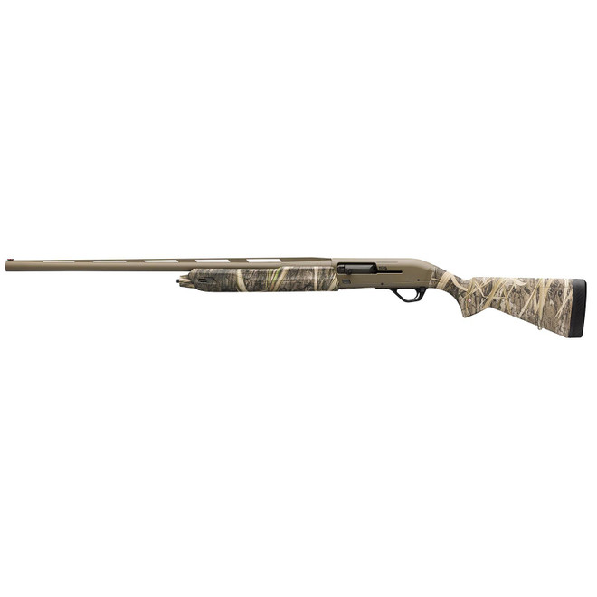 Winchester Repeating Arms 511310292 SX4 Hybrid Hunter 12 Gauge 3.5" Chamber 4+1 2.75" 28", FDE Cerakote Rec/Barrel, Mossy Oak Shadow Grass Habitat Furniture, TruGlo Fiber Optic Sight Left Hand
