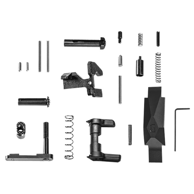 Geissele Automatics Ultra Duty Lower Parts Kit Black, Ambi Safety, Oversized Bolt Release/Catch for AR-15