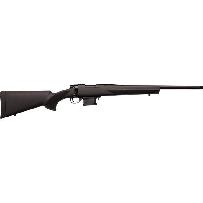 Howa HMA60804B M1500 Mini Action Compact 6mm ARC 5+1 20" Black Steel Barrel, Black Drilled & Tapped Steel Receiver, Black Fixed HTI Synthetic Stock, Right Hand