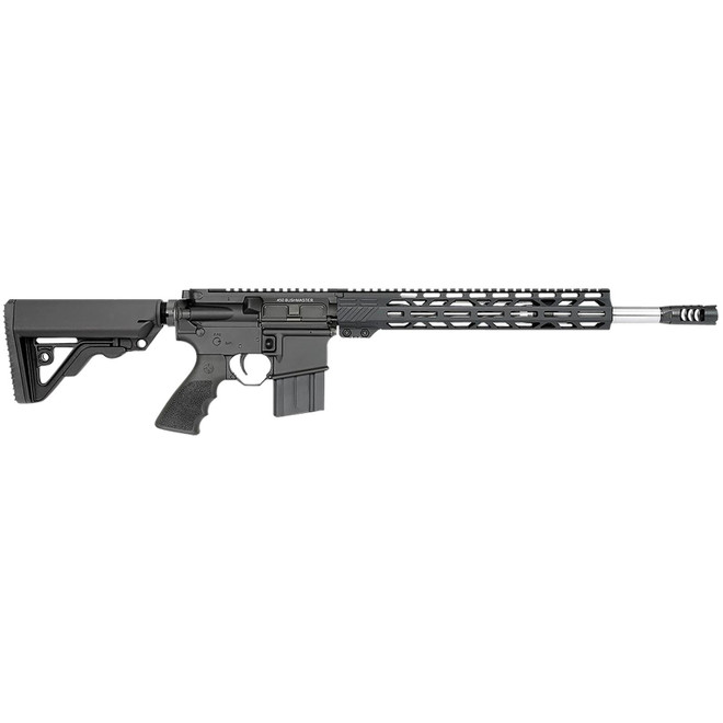 Rock River Arms 450B1562V1 LAR-15M All Terrain Hunter 450 Bushmaster 5+1 16" Stainless Barrel, Black Rec, 13" M-LOK Handgaurd, OEM Operator CAR Stock & Muzzle Brake, Hogue Rubber Grip