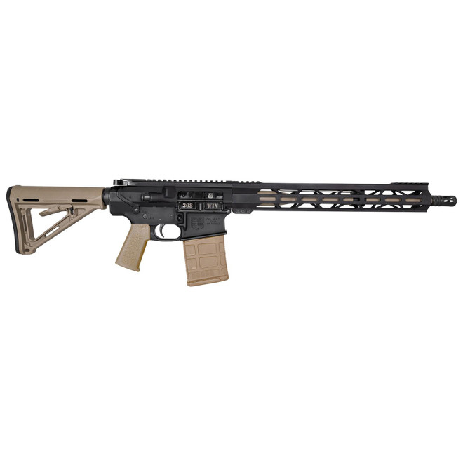 Diamondback DB105AC221 DB10 308 Win 20+1 16" FDE Chromoly Barrel, Black Rec/M-Lok Handguard, FDE Magpul Carbine Stock/K2 Grip