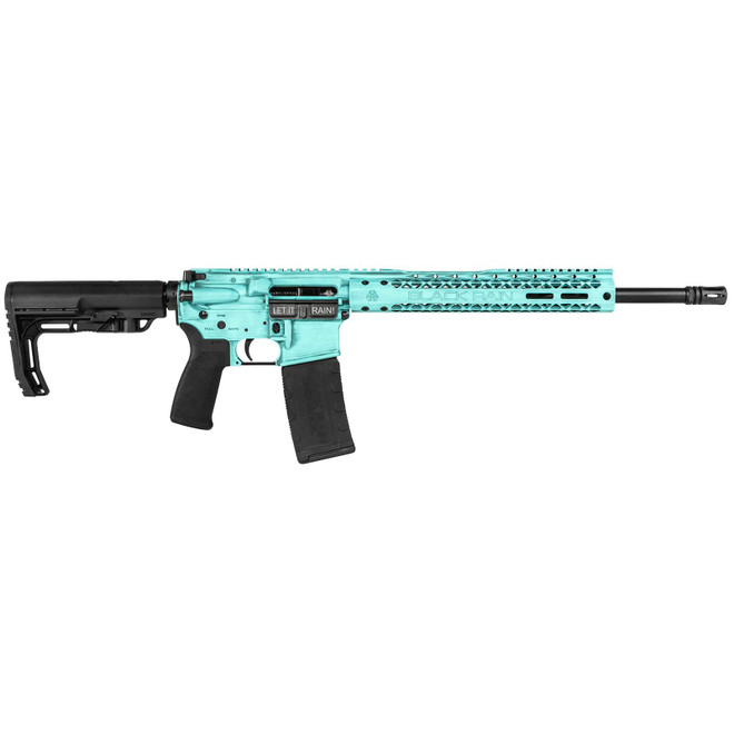 Black Rain Ordnance BROFUSIONTBB Spec15 Fusion 5.56x45mm NATO 30+1 16", Tiffany Blue, 12" M-LOK, MFT EPG16 Grip/Minimalist Stock