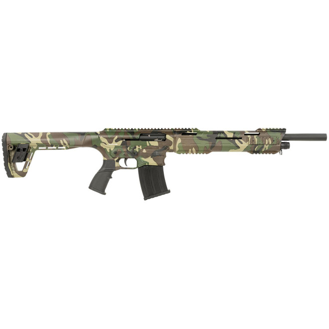 Tokarev USA 21000167 TAR M81 Full Size Frame 12 Gauge Semi-Auto 3" 5+1 18.50" Black Steel Barrel, M81 Woodland Camo Picatinny Rail Receiver, M81 Woodland Camo Adjustable Synthetic Stock