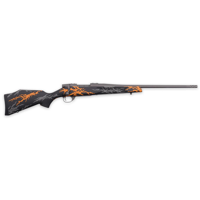 Weatherby VYH308NR2B Vanguard Compact Hunter 308 Win 5+1 20", Tungsten Gray Barrel/Rec, Black w/Gray & Orange Sponge Accents Monte Carlo Stock, Accubrake Muzzle Brake