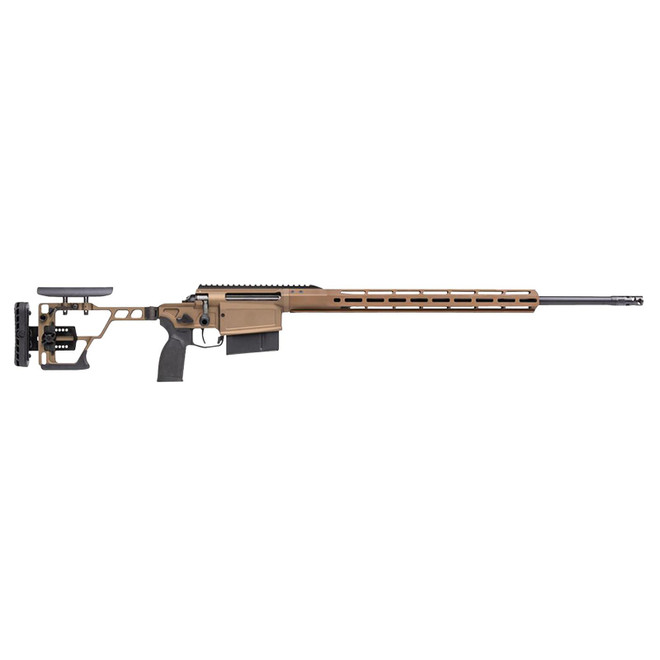 Sig Sauer CROSSMAG300WM24B Cross Magnum 300 Win Mag 6+1 24" Threaded Barrel, Coyote Cerakote, M-LOK/ARCA Rail Handguard, Fully Adj. Folding Stock, PRS Style Grip, Muzzle Brake, Integrated Optics Mount