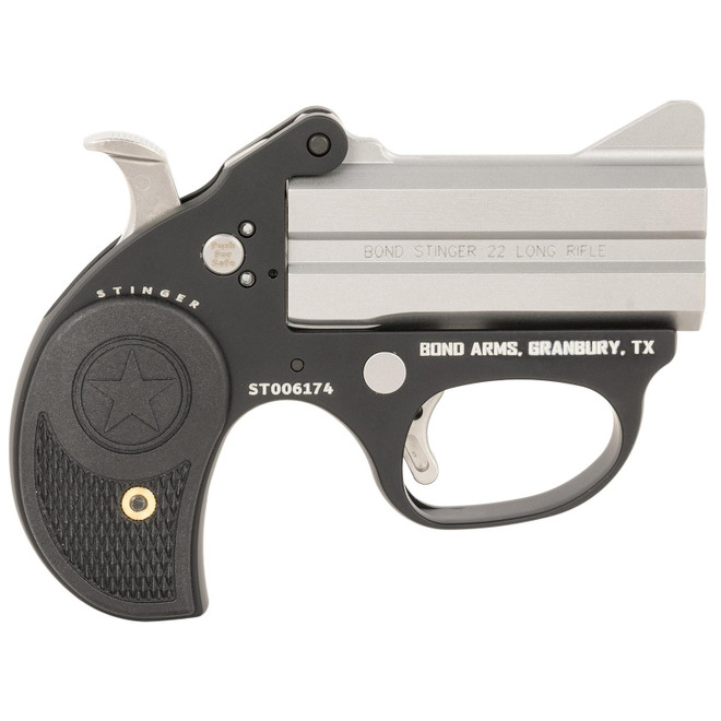 Bond Arms BASL Stinger 22 LR 2rd, 3" Double Stainless Steel Barrel
