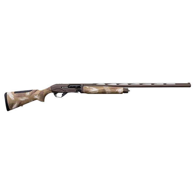Weatherby XSL2028MAG Sorix Full Size 20 Gauge Semi-Auto 3" 2+1 28" Burnt Bronze Cerakote Vent Rib Barrel & Drilled & Tapped Steel Receiver, Slough Camo Synthetic Stock w/Adj Shim, Ambidextrous