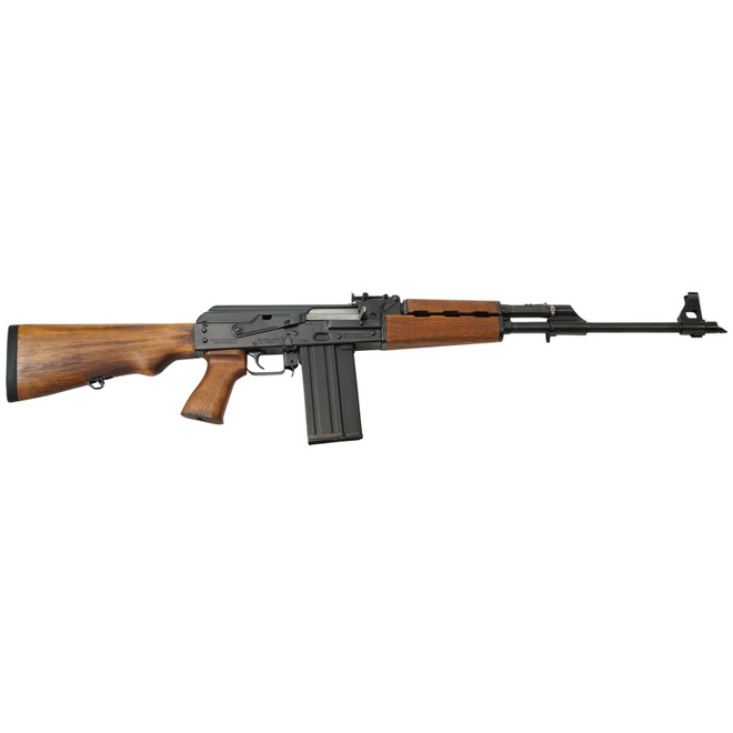 Zastava Arms Usa ZR77308W ZPAP M77 308 Win/7.62x51mm 20+1 19.70" Black Threaded Barrel, 1.5mm Bulged Trunnion Receiver, Battleworn Beechwood Stock & Grip