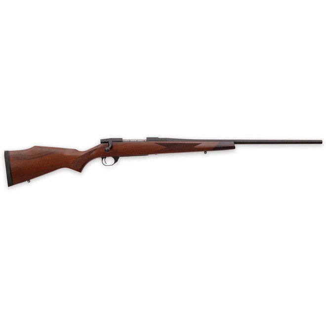 Weatherby VDT222RR4T Vanguard Sporter Full Size 22-250 Rem 5+1 24" Bead Blasted Blued #2 Threaded Barrel, Matte Blued Drilled & Tapped Steel Receiver, Grade A Turkish Walnut Monte Carlo Stock