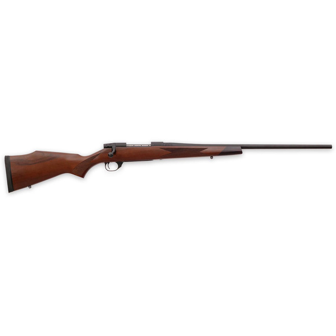 Weatherby VDT300WR4T Vanguard Sporter Full Size 300 Wthby Mag 3+1 24" Bead Blasted Blued #2 Threaded Barrel, Matte Blued Drilled & Tapped Steel Receiver, Grade A Turkish Walnut Monte Carlo Stock
