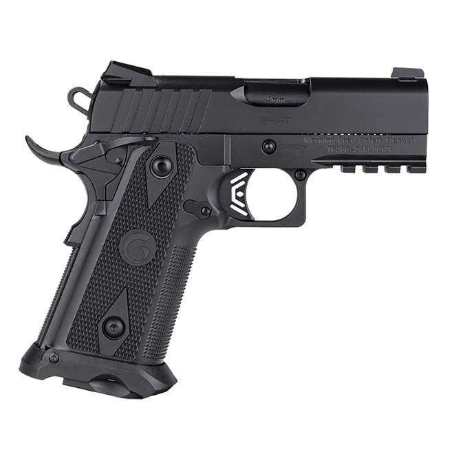 Girsan 395055 Witness2311 45 ACP 11+1 3.40" Black Steel Barrel, Black Serrated Steel Slide, Black Polymer Frame w/Beavertail & Picatinny Rail, Black Checkered Polymer Grip, Ambidextrous