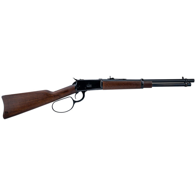 Heritage Mfg H92044161 92 Ranch Hand 44 Mag 8rd 16.50" Black Polished Steel Barrel, Black Polished Alloy Steel Receiver, Fixed Hardwood Stock