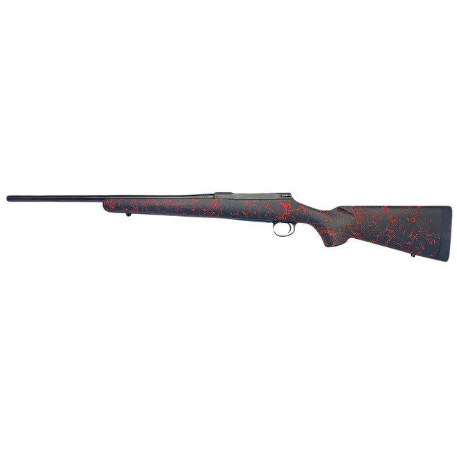 Sauer 80118093 100 Classic XT Sports South Exclusive Full Size 7mm Rem Mag 4+1 24.40" Matte Blued Steel Barrel & Drilled & Tapped Steel Receiver, Black/Red Webbing HS Precision Synthetic Stock